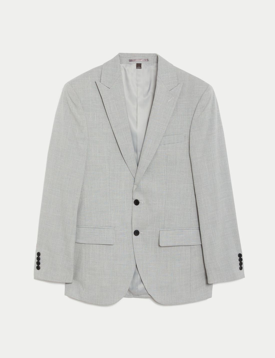 Slim Fit Ekose Desenli Ceket