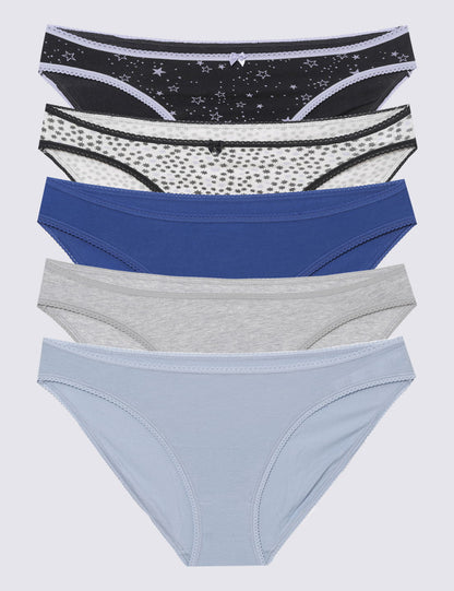 5'li Cotton Lycra® Bikini Külot Seti