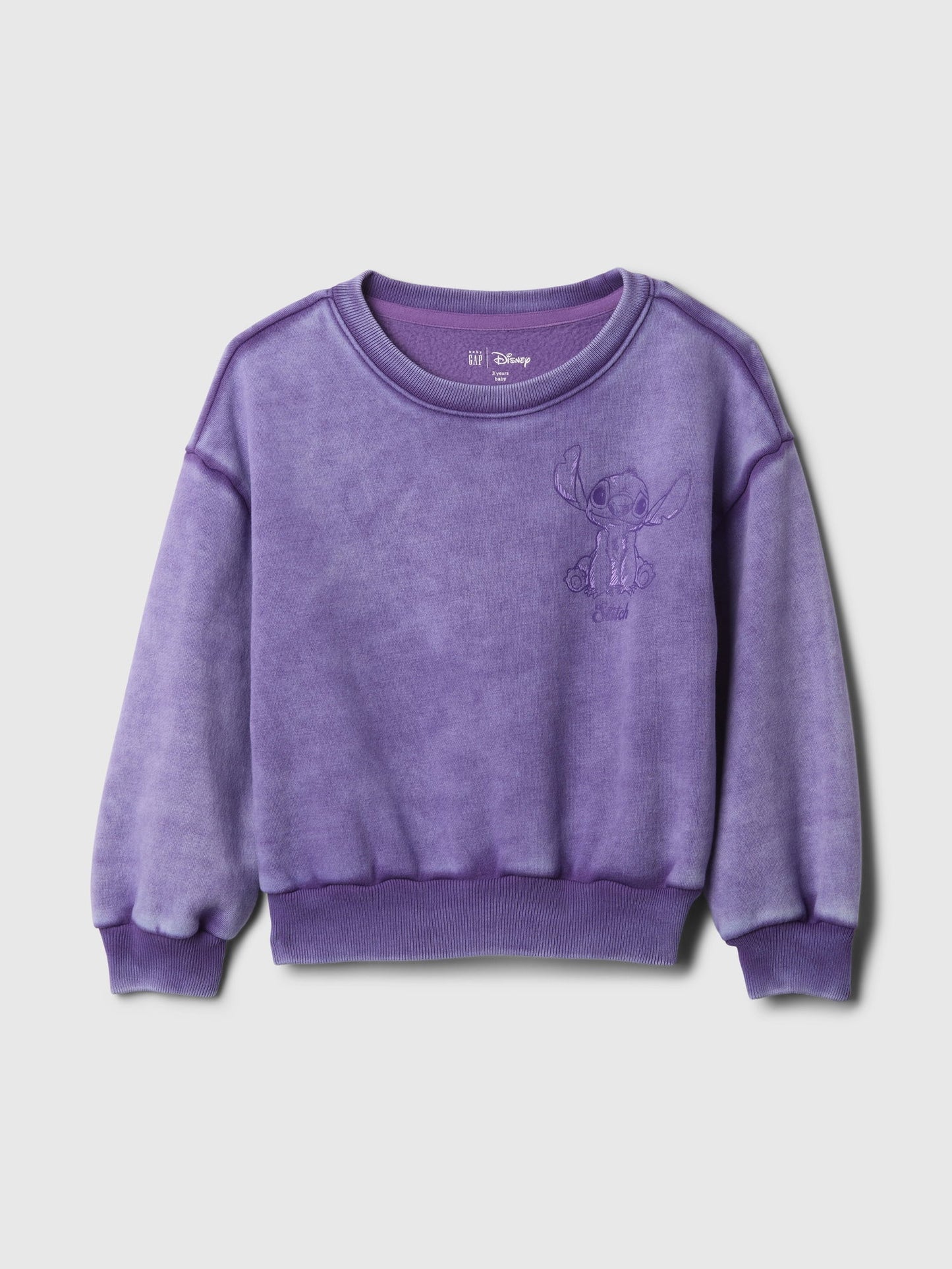 Mor Disney Grafikli Vintage Soft Fleece Sweatshirt