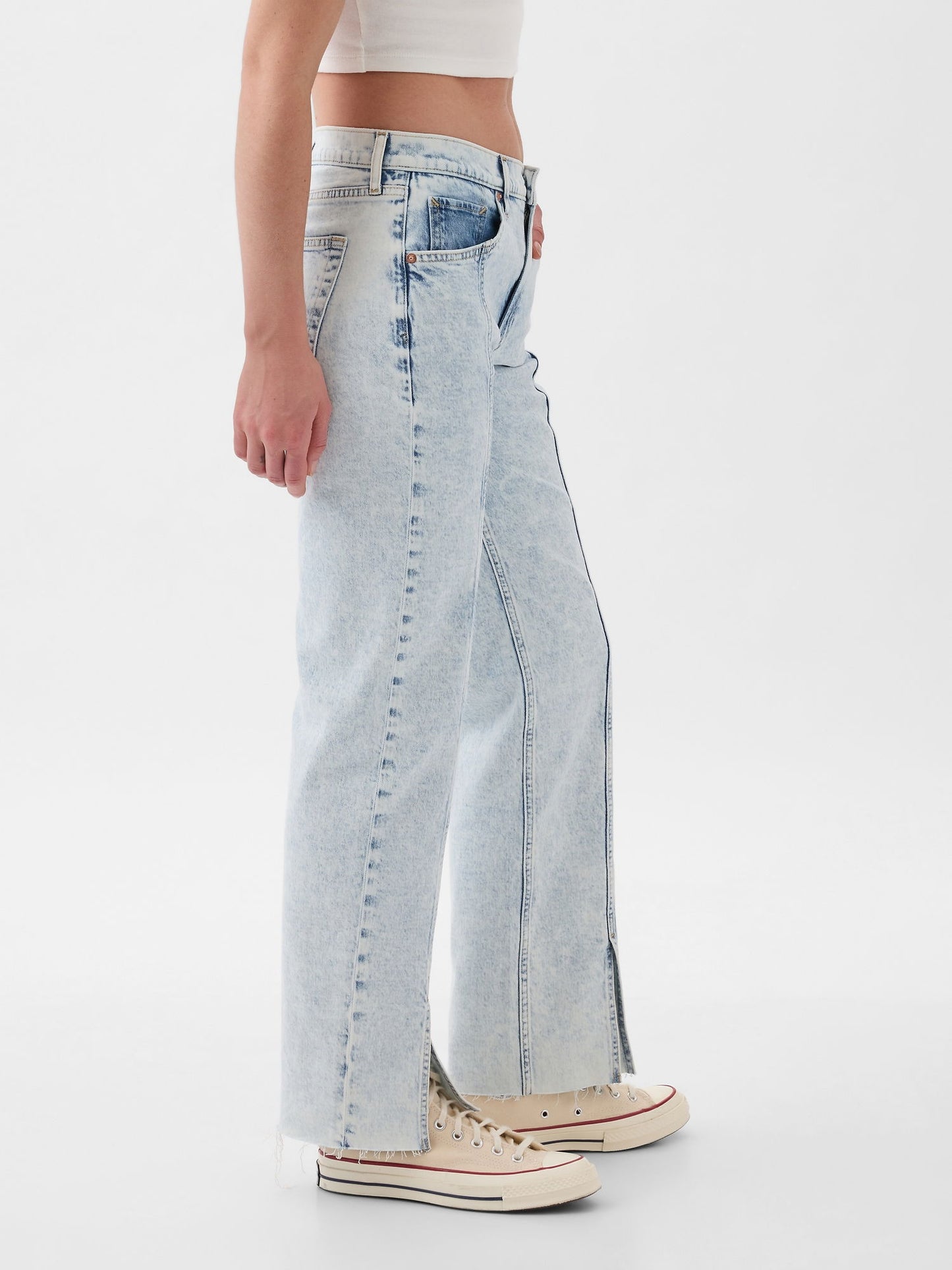 Mavi Mid Rise '90s Loose Jean Pantolon
