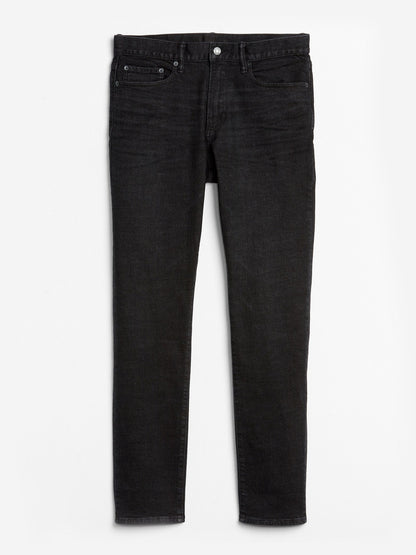 Siyah Gapflex Taper Washwell™ Slim Jean Pantolon