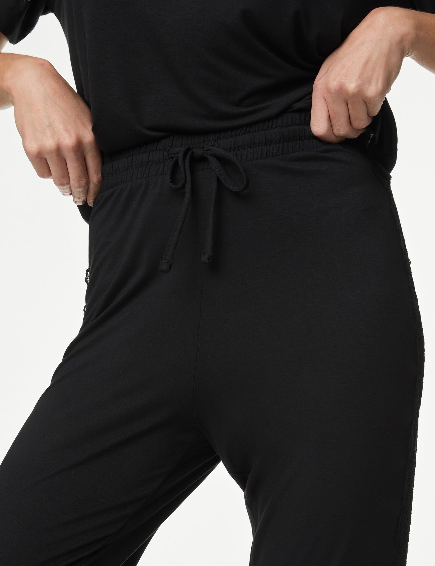 Body Soft:trade_mark: Dantel Detaylı Jogger Pijama Altı