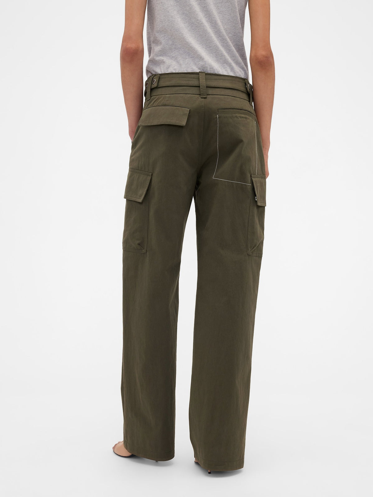 Haki Gap × Victoria Beckham High Rise Kargo Pantolon
