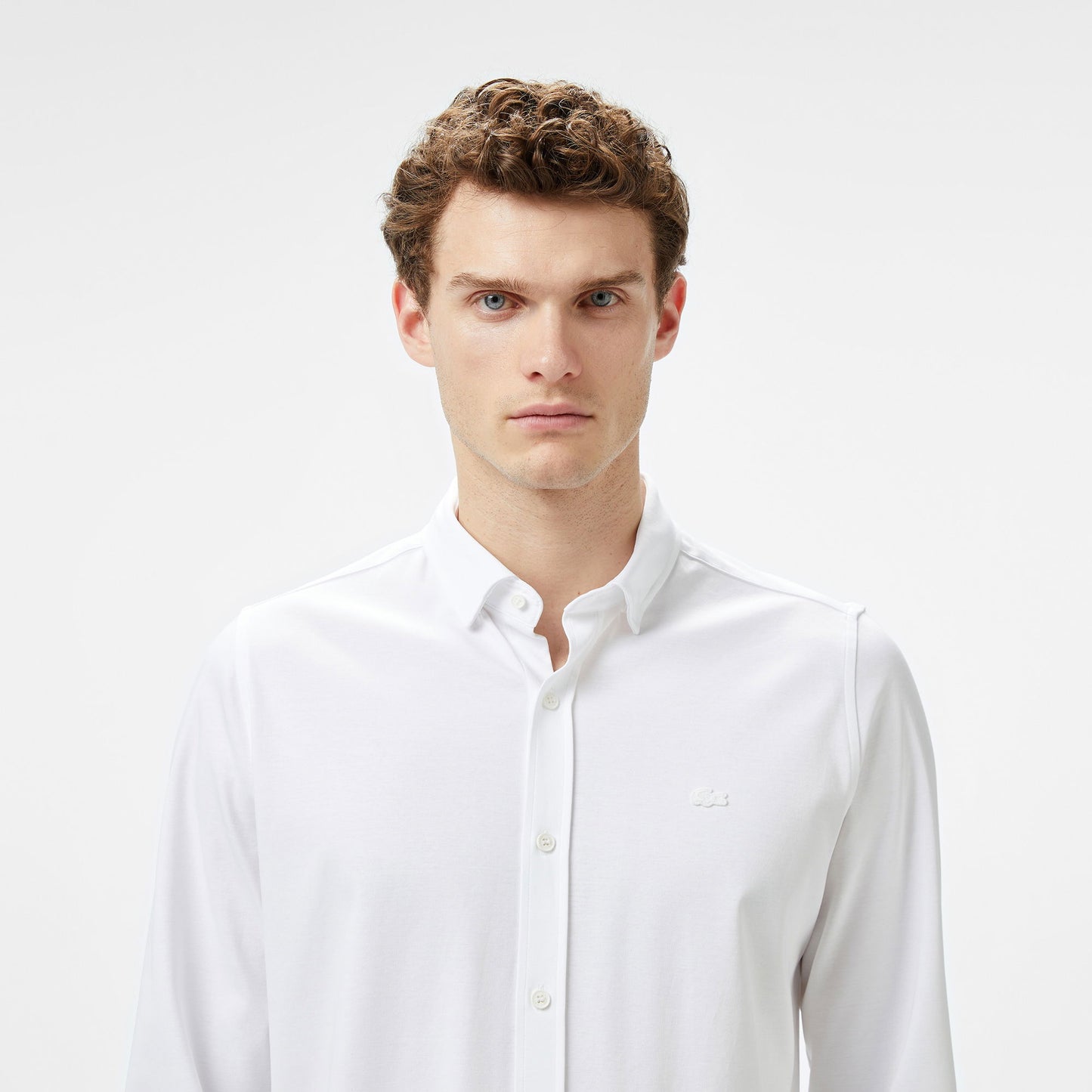 Lacoste Erkek Slim Fit Beyaz Gömlek