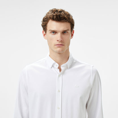 Lacoste Erkek Slim Fit Beyaz Gömlek
