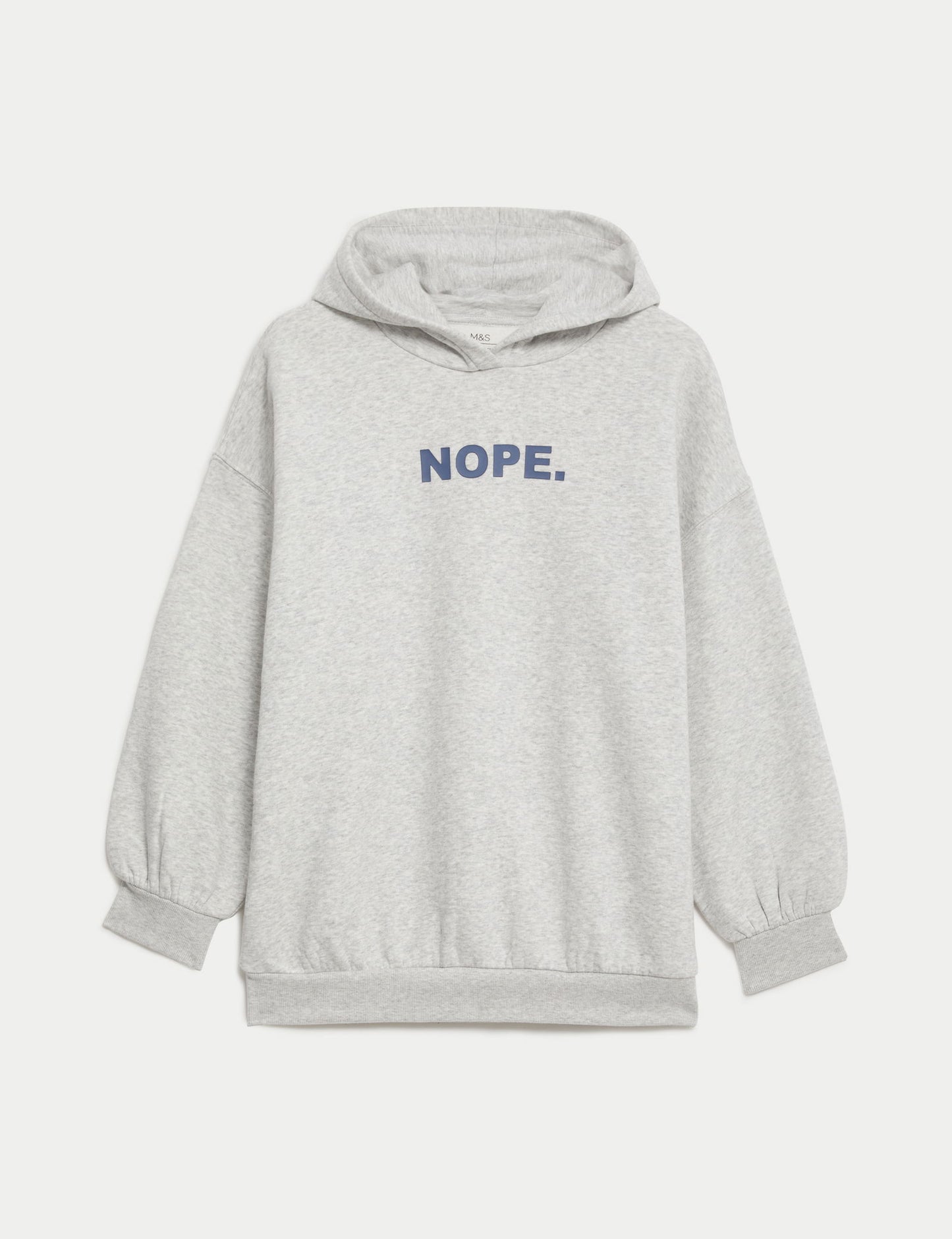 Pamuklı Slogan Desenli Sweatshirt