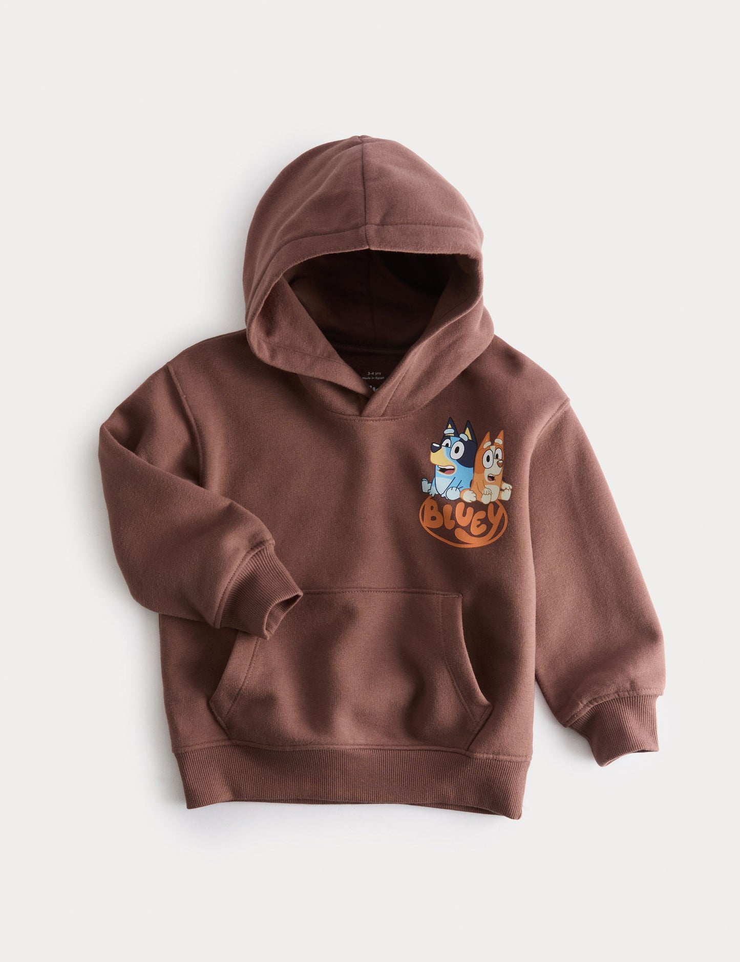 Pamuk Karışımlı Bluey Kapüşonlu Sweatshirt (2-8 Yaş)