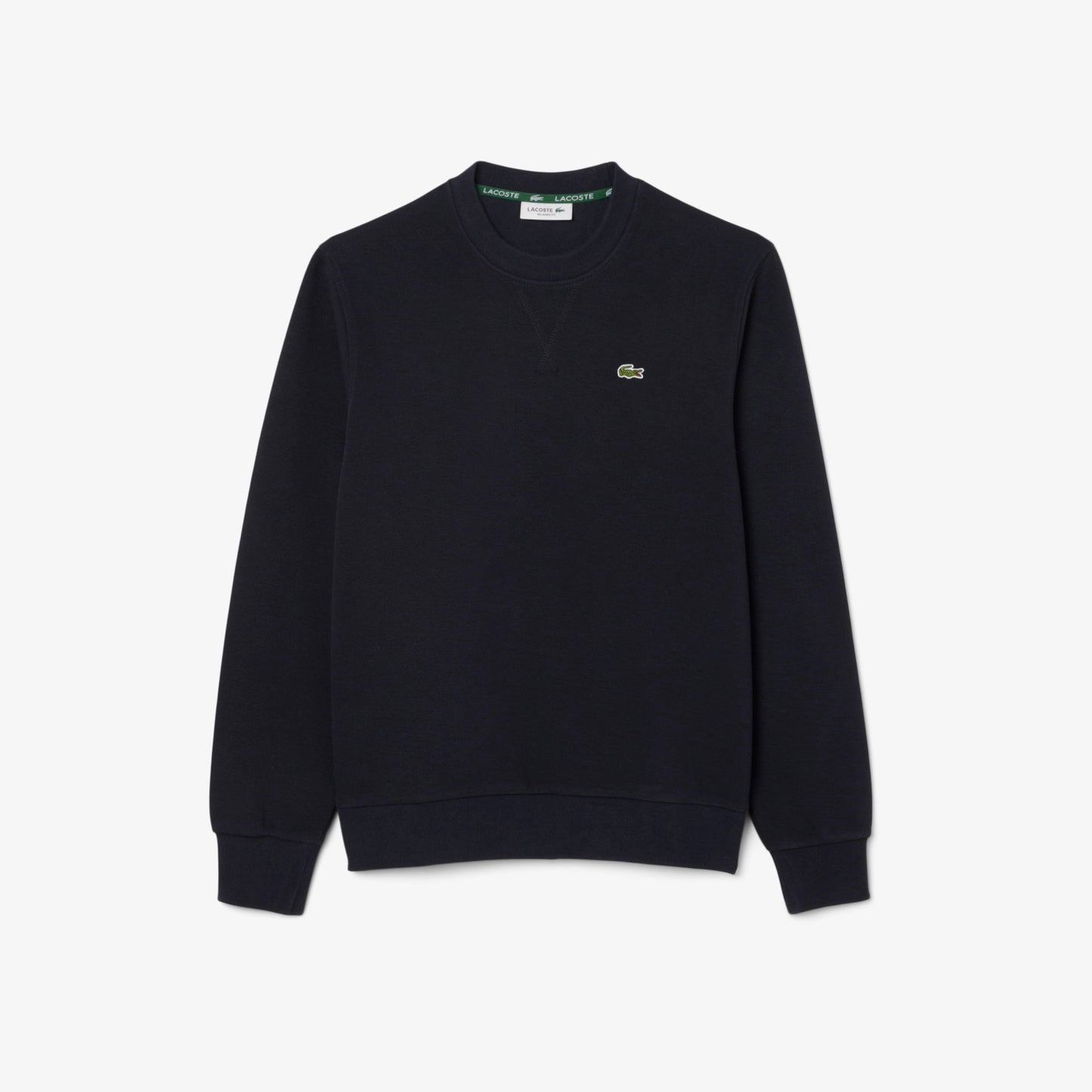 Lacoste Kadın Relaxed Fit Bisiklet Yaka Lacivert Sweatshirt