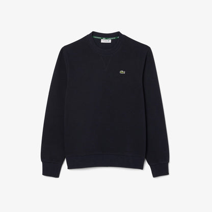 Lacoste Kadın Relaxed Fit Bisiklet Yaka Lacivert Sweatshirt