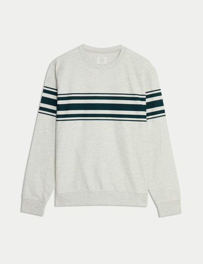 Regular Fit Waffle Sweatshirt