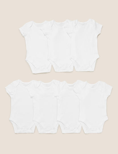 Saf Pamuklu 7'li Bodysuit (0-3 Yaş)