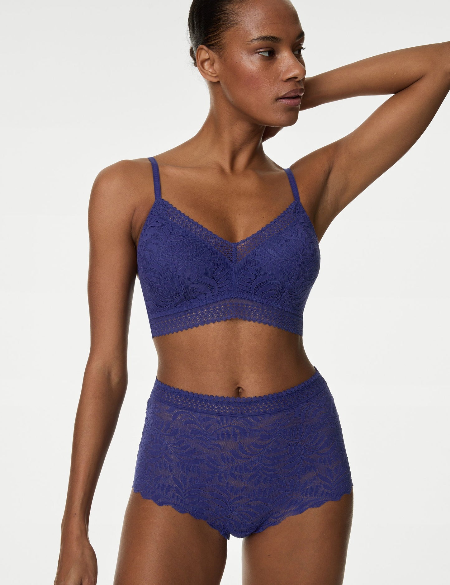 3'lü Flexifit:trade_mark: Dantel Full Brief Külot Seti
