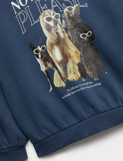 Desenli Çocuk Hoodie