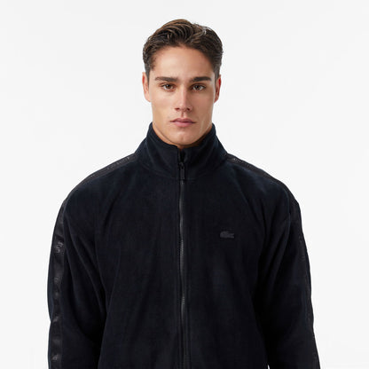 Lacoste Erkek Loose Fit Fermuarlı Siyah Sweatshirt