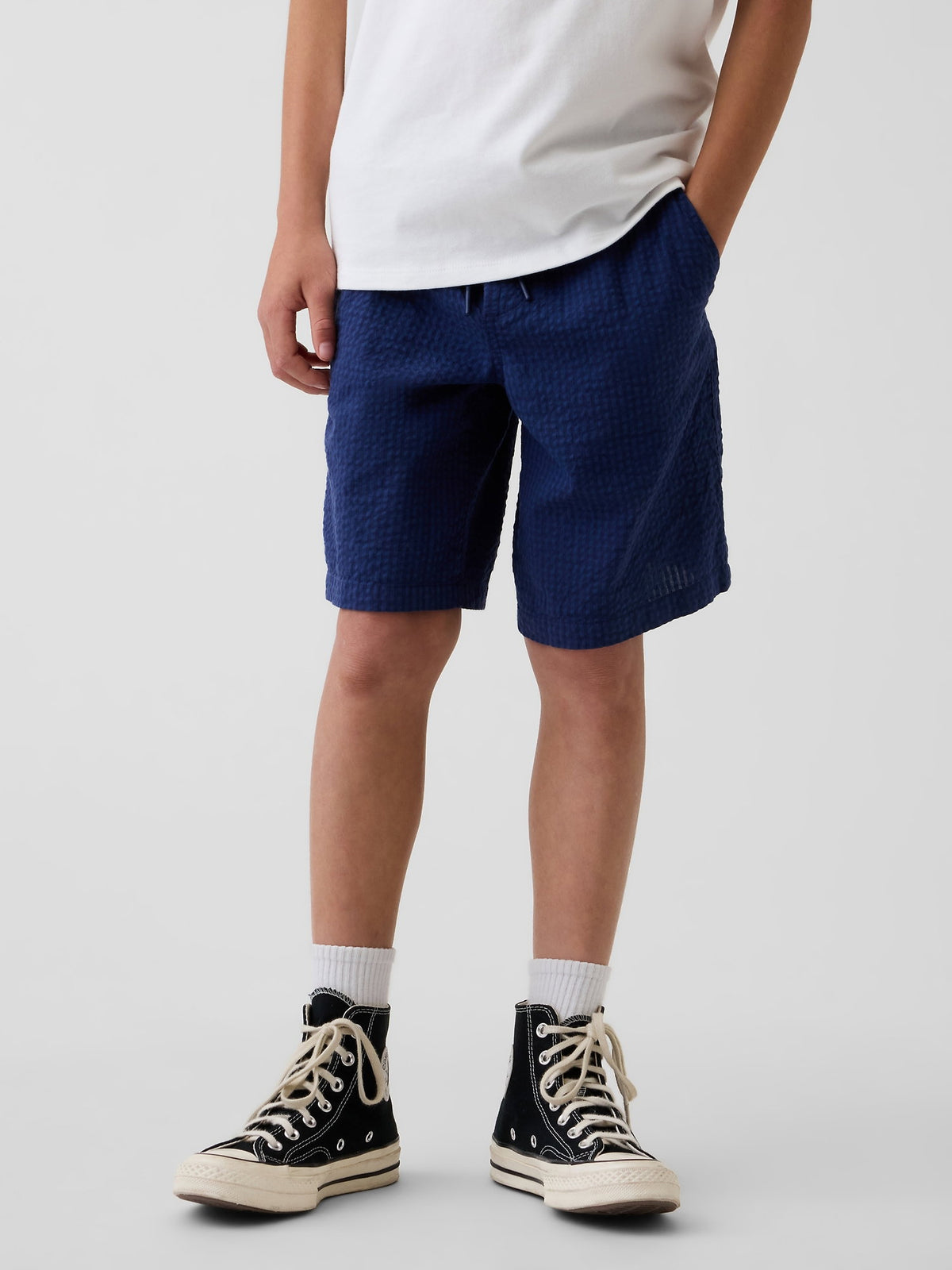 Lacivert Relaxed Easy Bermuda Şort