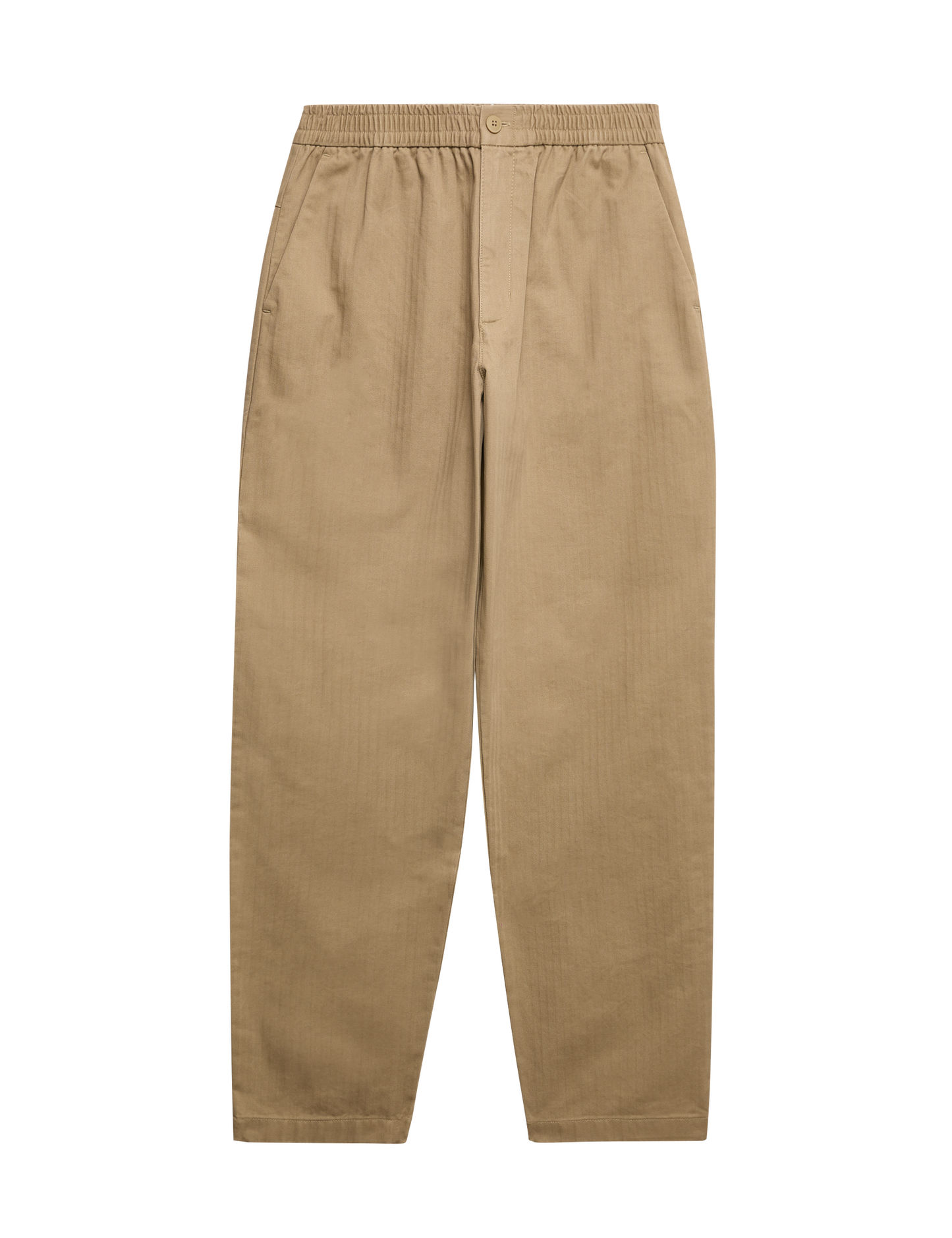 Pure Cotton Herringbone Pantolon