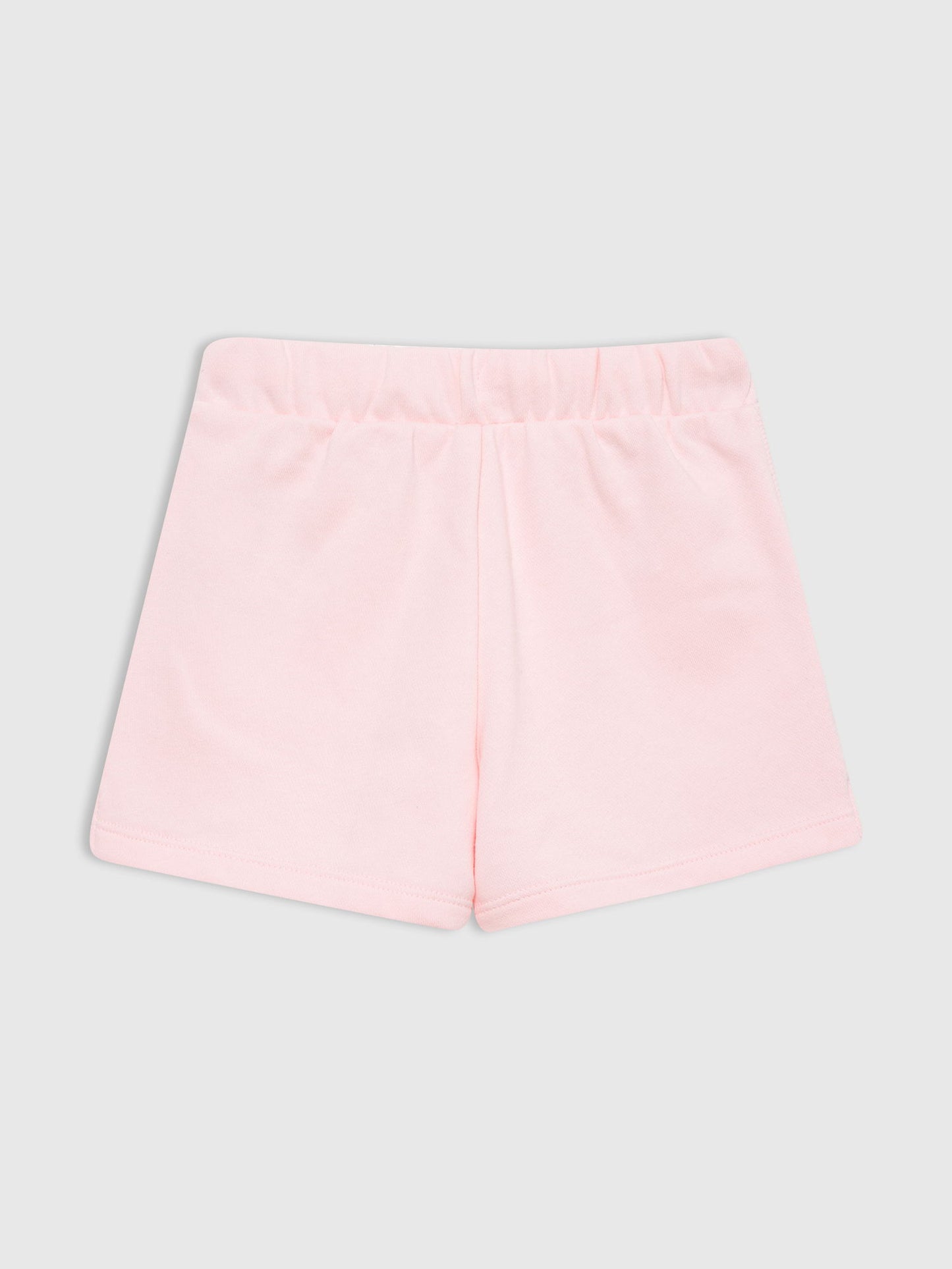 Açık Pembe Gap Logo Fransız Havlu Kumaş Şort