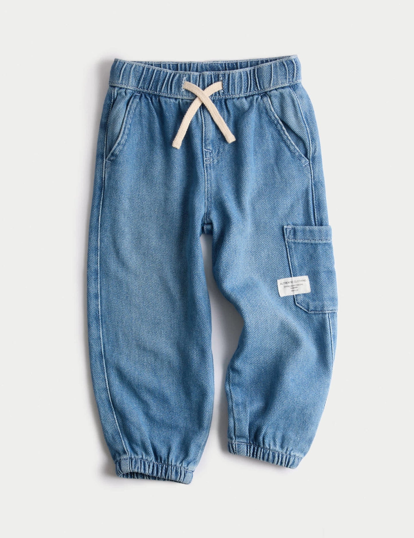 Relaxed Denim Kargo Jean (2-8 Yaş)