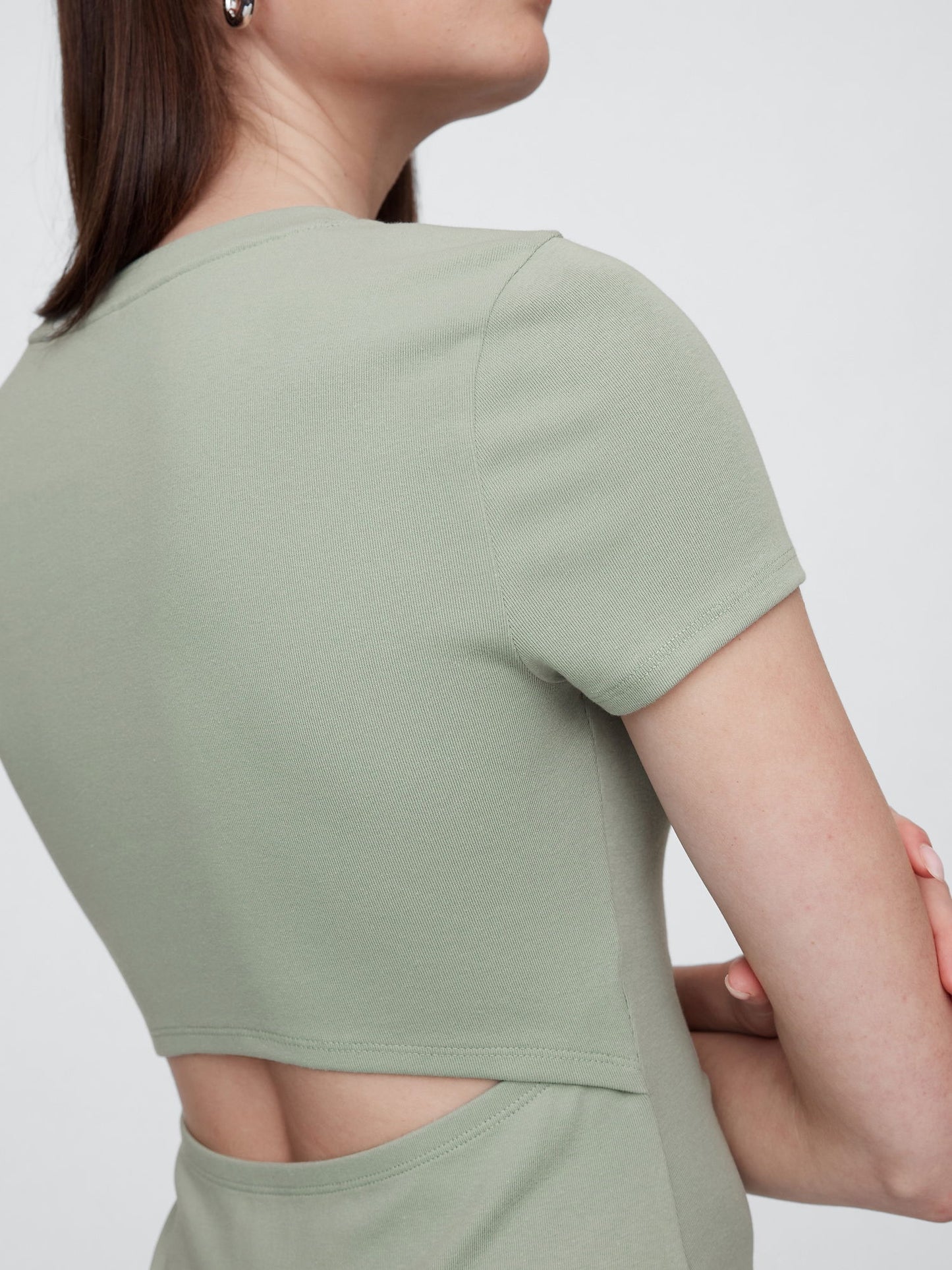 Açık Yeşil Maxi T-shirt Elbise