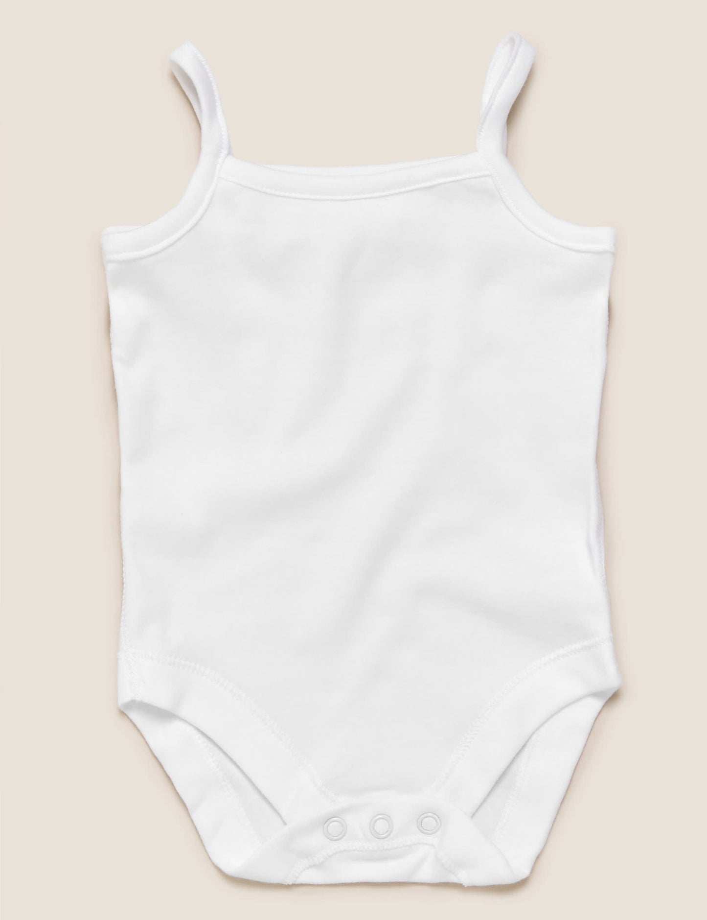Saf Pamuklu 5'li Askılı Bodysuit (0-3 Yaş)