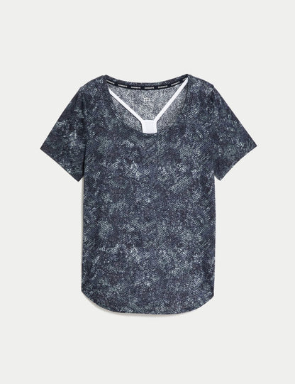 2'si1 Arada Desenli T-shirt
