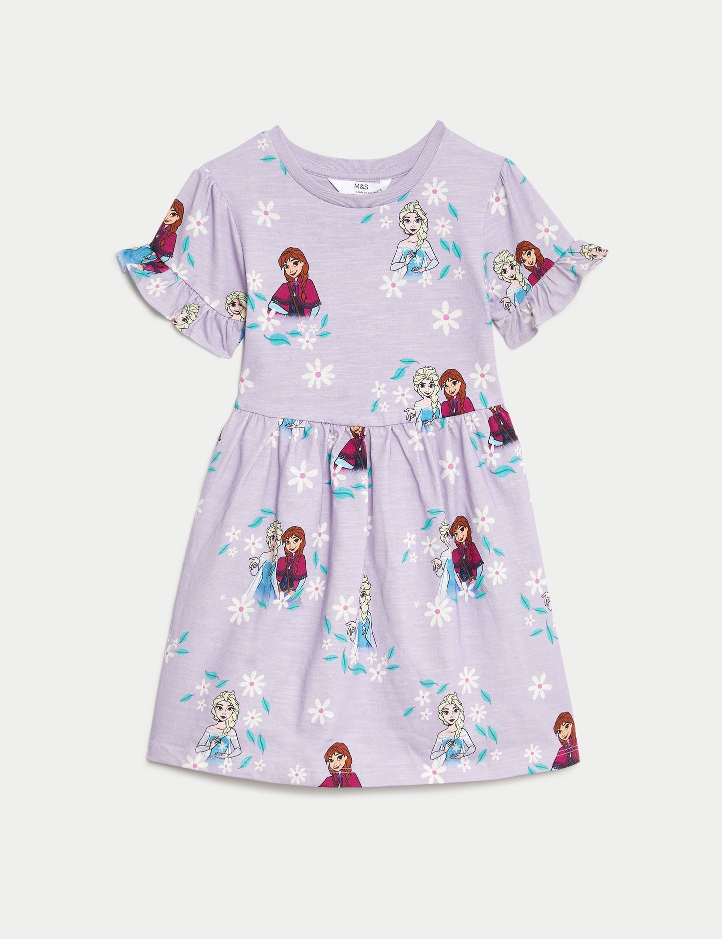 Saf Pamuk Frozen:trade_mark: Elbise (2-8 Yaş)