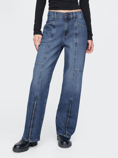 Mavi Mid Rise 90s Loose Jean Pantolon