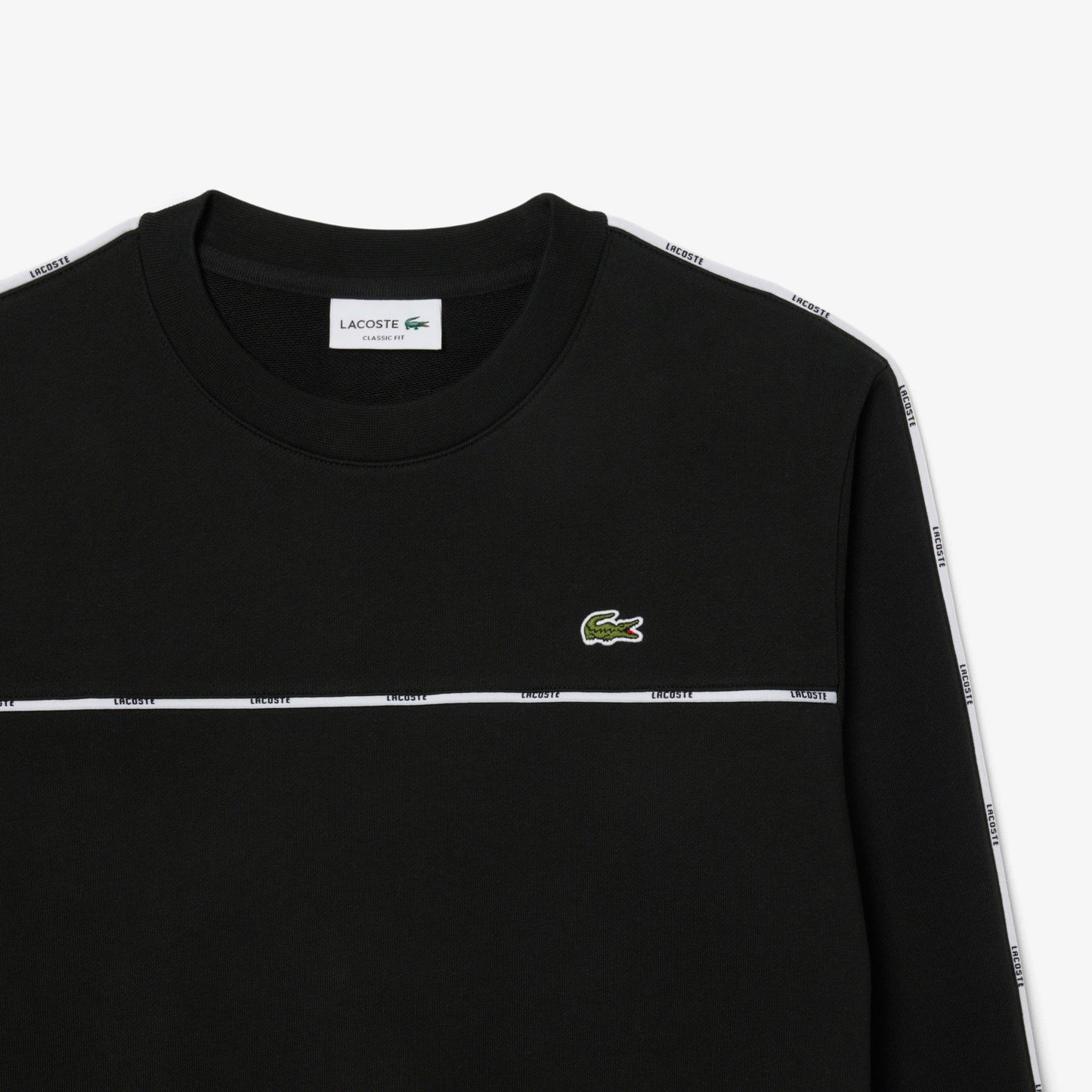Lacoste Erkek Classic Fit Siyah Sweatshirt