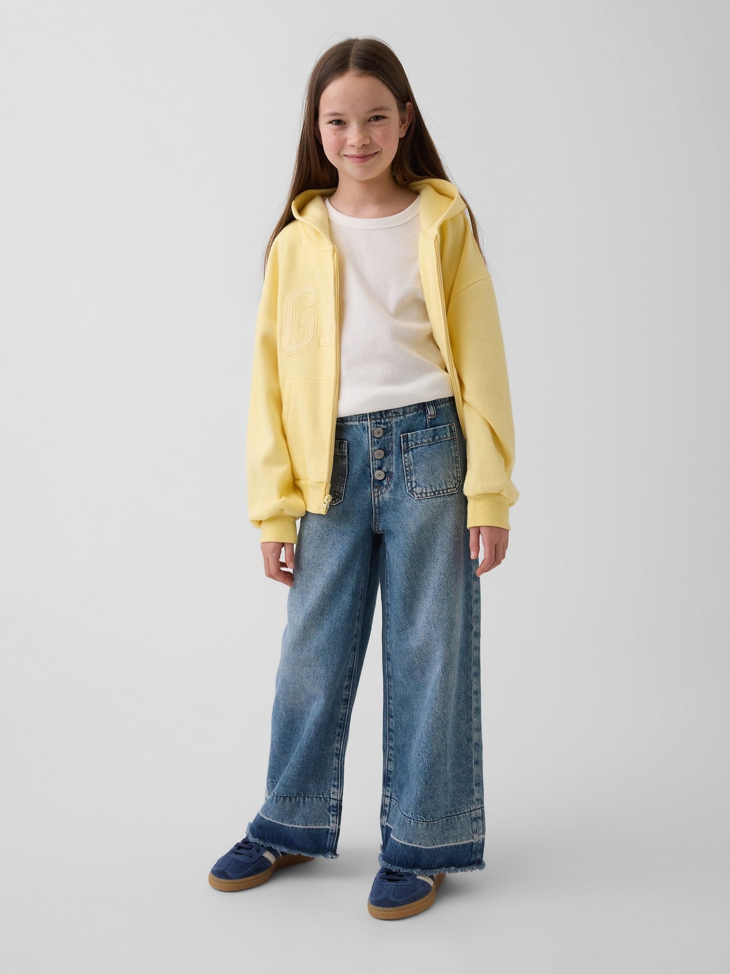 Mavi High Rise Stride Wide-leg Ankle Jean Pantolon