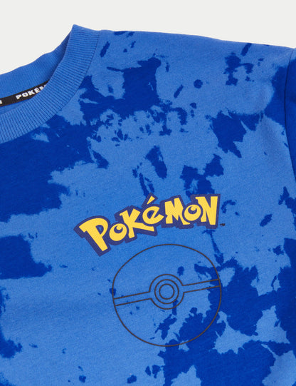 Saf Pamuklu Pokemon™ Desenli T-shirt (6-16 Yaş)