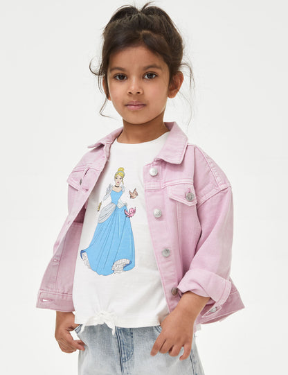 Saf Pamuklu Disney Princess:trade_mark: T-shirt (2-8 Yaş)