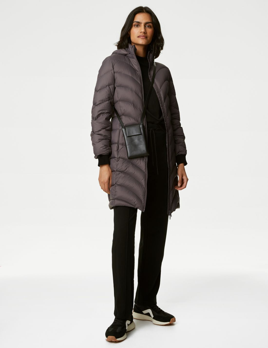 Feather&down Stormwear™ Kapüşonlu Puffer Şişme Mont