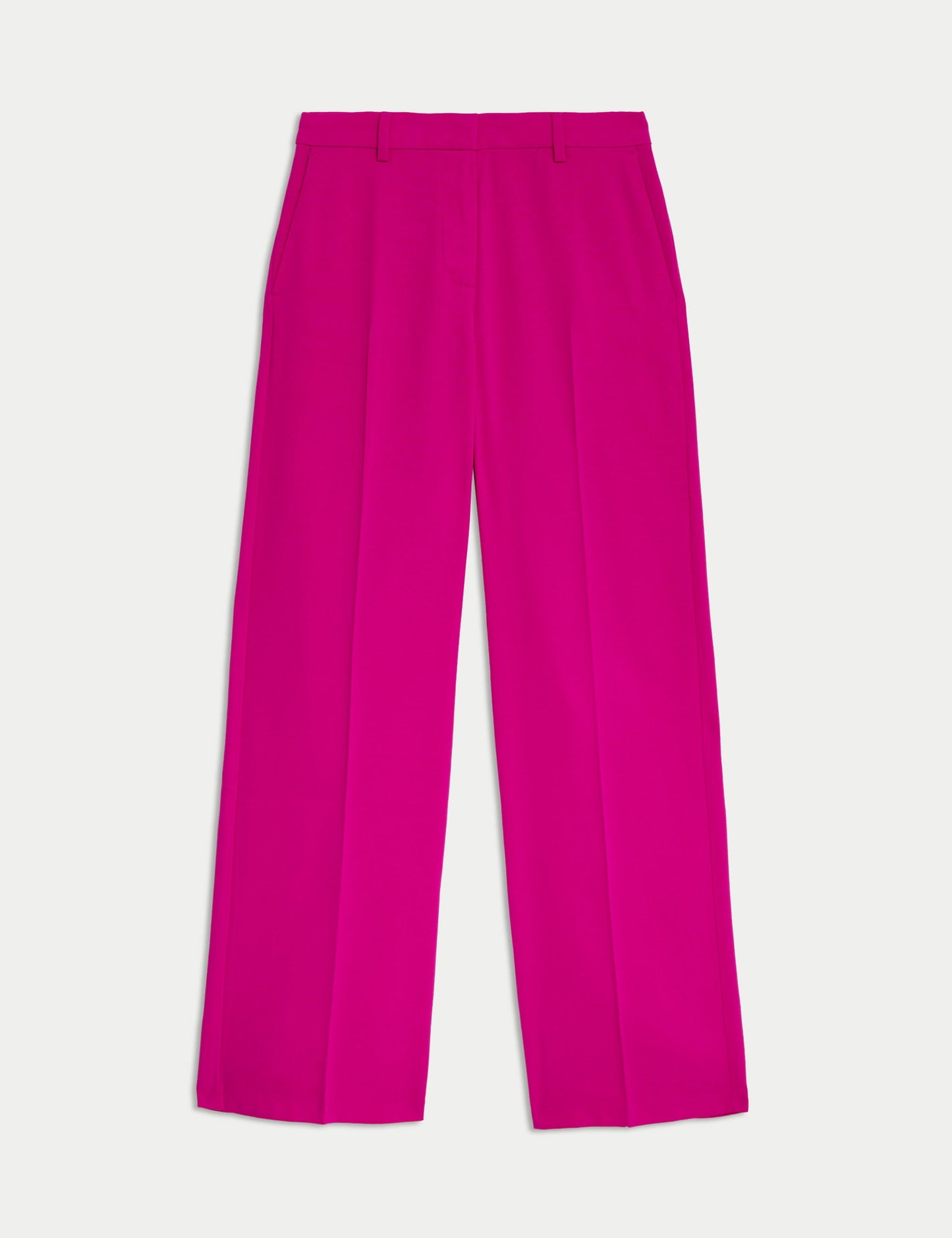 Yüksek Bel Straight Leg Pantolon