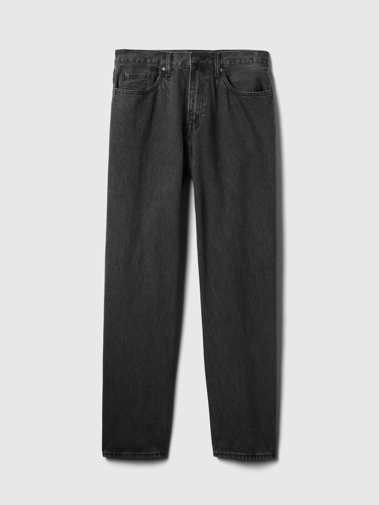 Siyah Baggy Jean Pantolon