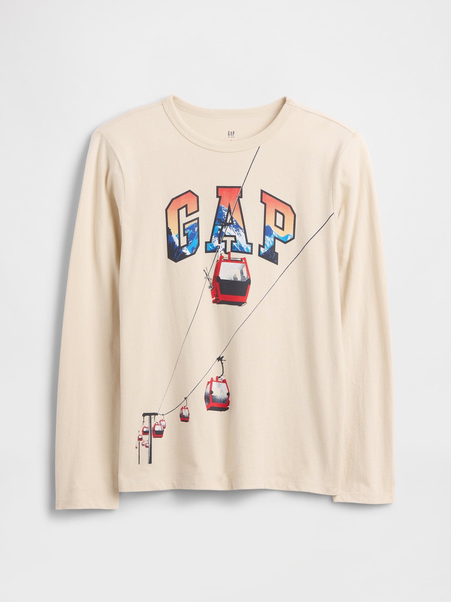 Bej Grafik Baskılı T-shirt
