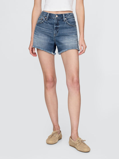 Mavi 4 Mid Rise Ultrasoft Relaxed Şort