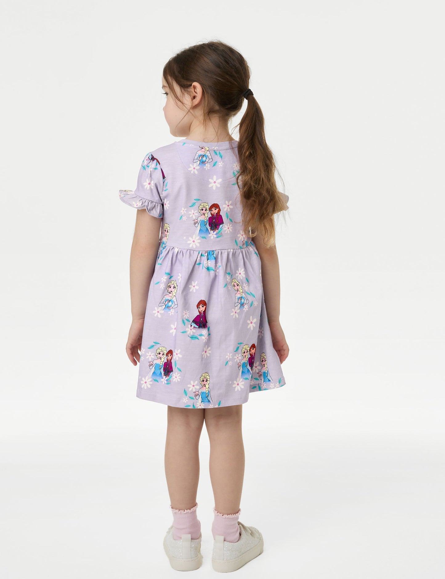Saf Pamuk Frozen:trade_mark: Elbise (2-8 Yaş)