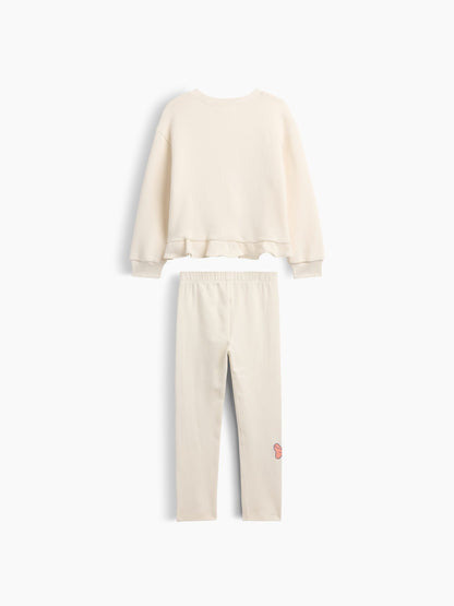 Lila Two-piece Sweatshirt Seti