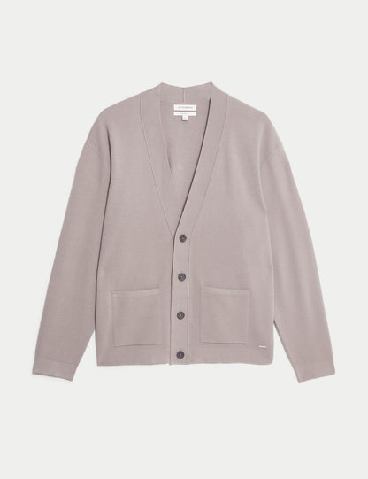 Relaxed Fit V-yaka Hırka