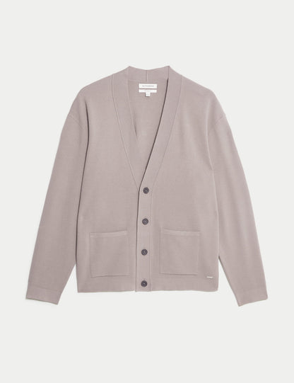 Relaxed Fit V-yaka Hırka