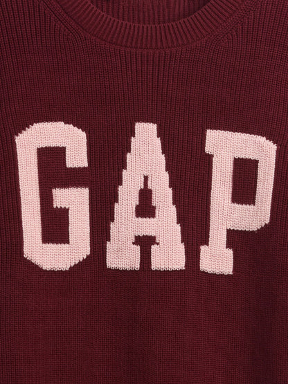 Bordo Gap Logo Intarsia Kazak