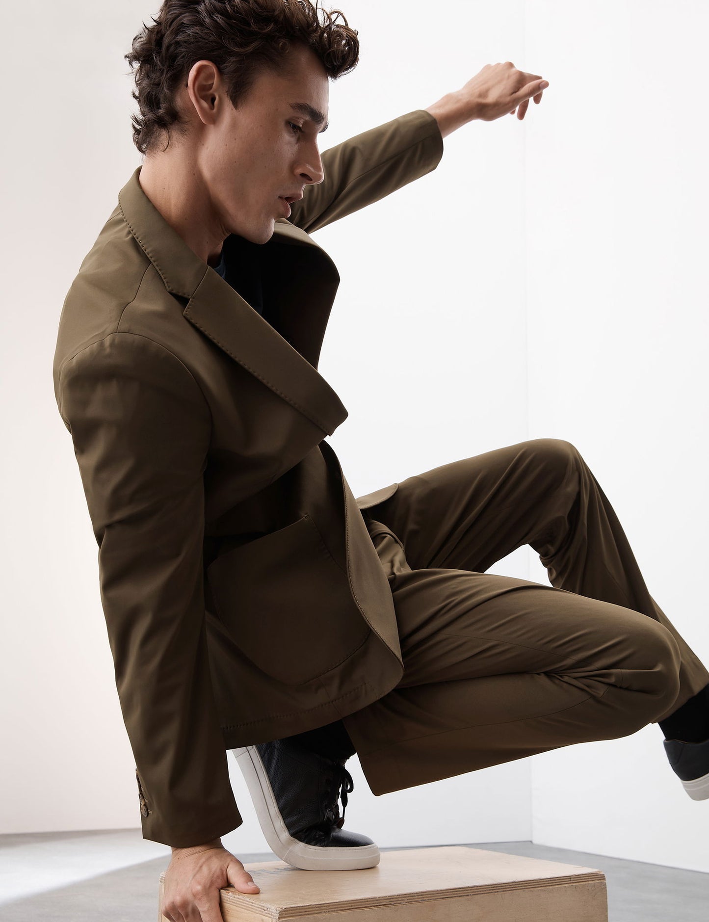 Tailored Fit Katlanabilir Blazer Ceket