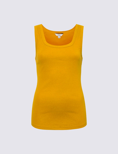 Pamuk Karışımlı Ribana Slim Fit Atlet