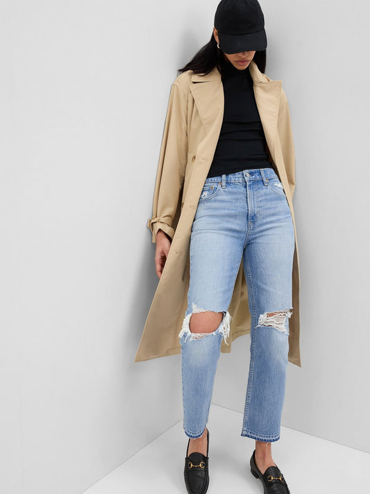 Mavi High Rise Cheeky Straight Washwell™ Jean Pantolon