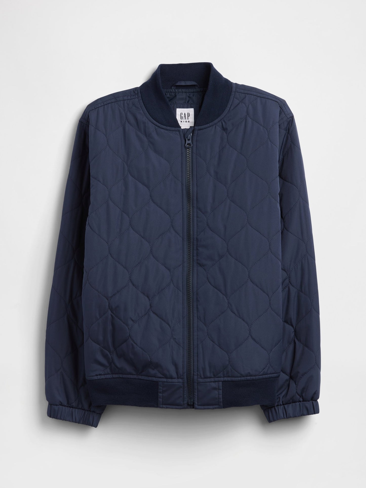 Lacivert Kapitone Bomber Ceket