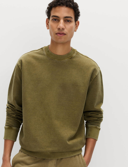 Saf Pamuklu Sweatshirt