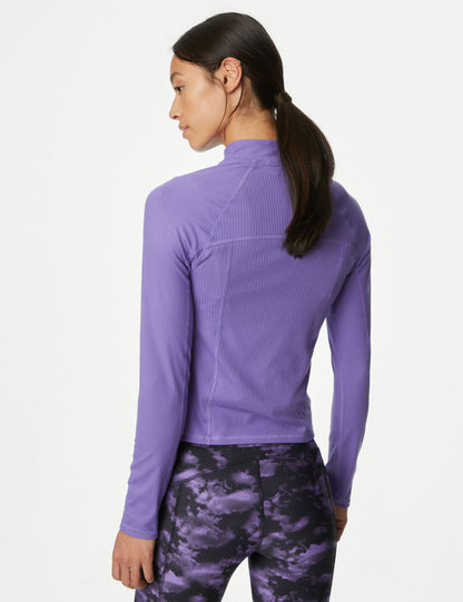 Cool Comfort:trade_mark: Fitilli Uzun Kollu Crop Top