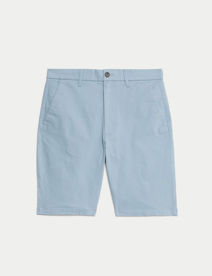Regular Fit Streç Chino Şort