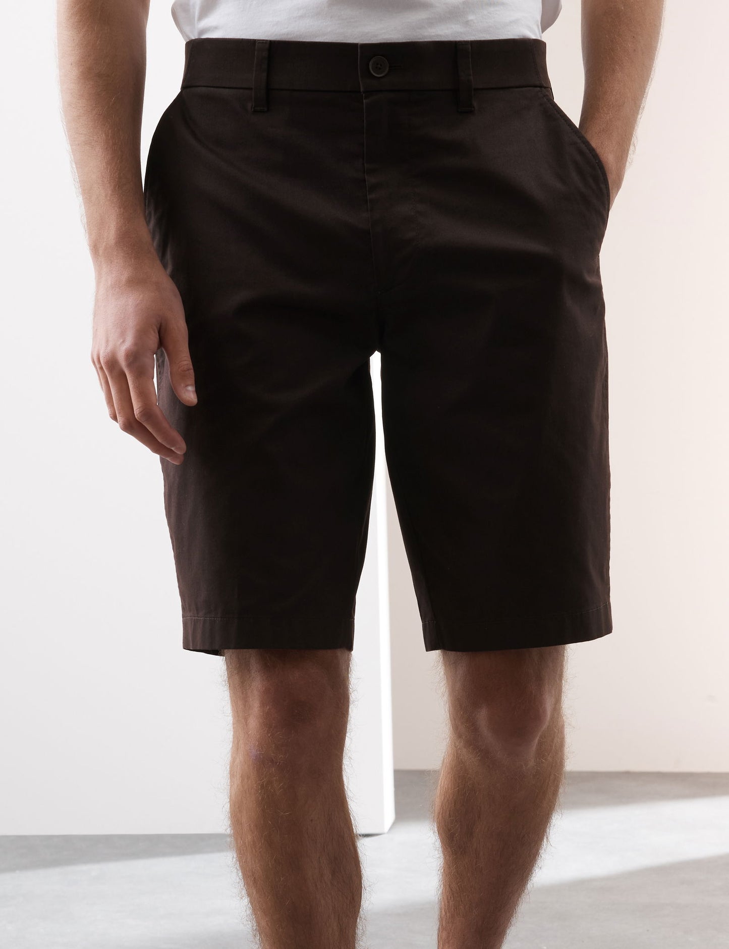 Pamuk Karışımlı Regular Fit Lightweight Chino Şort