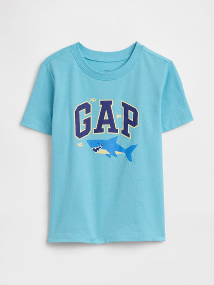 Açık Mavi Logo T-shirt
